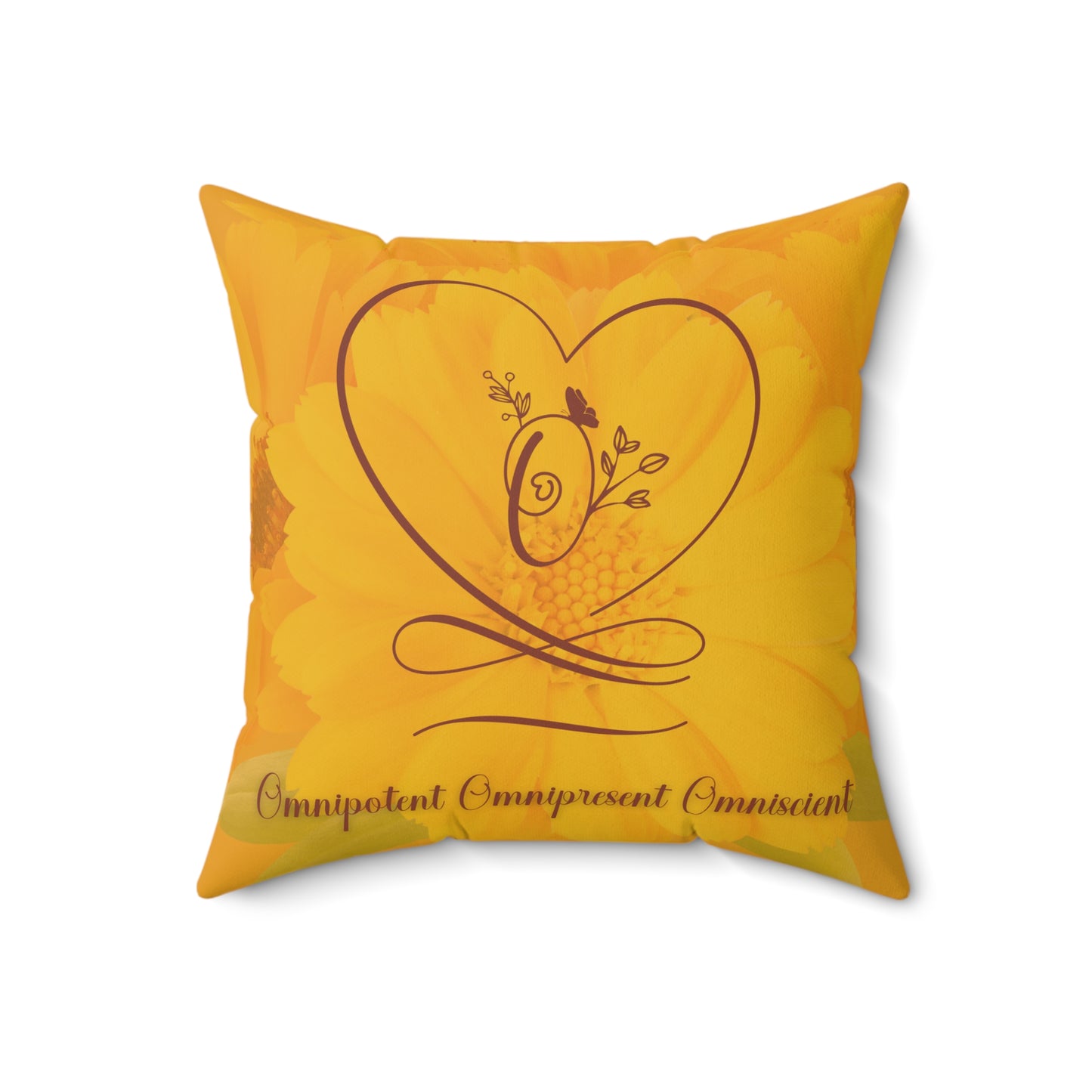 Omnipotent Faux Suede Square Pillow