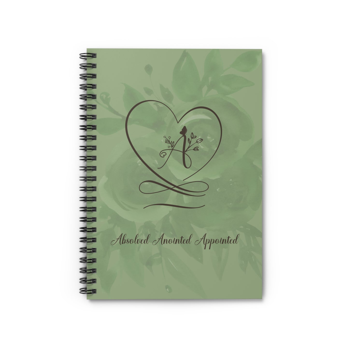 Anointed Spiral Notebook - Ruled Line