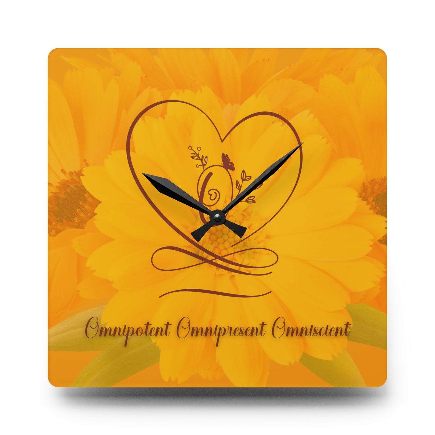 Omnipotent Acrylic Wall Clock