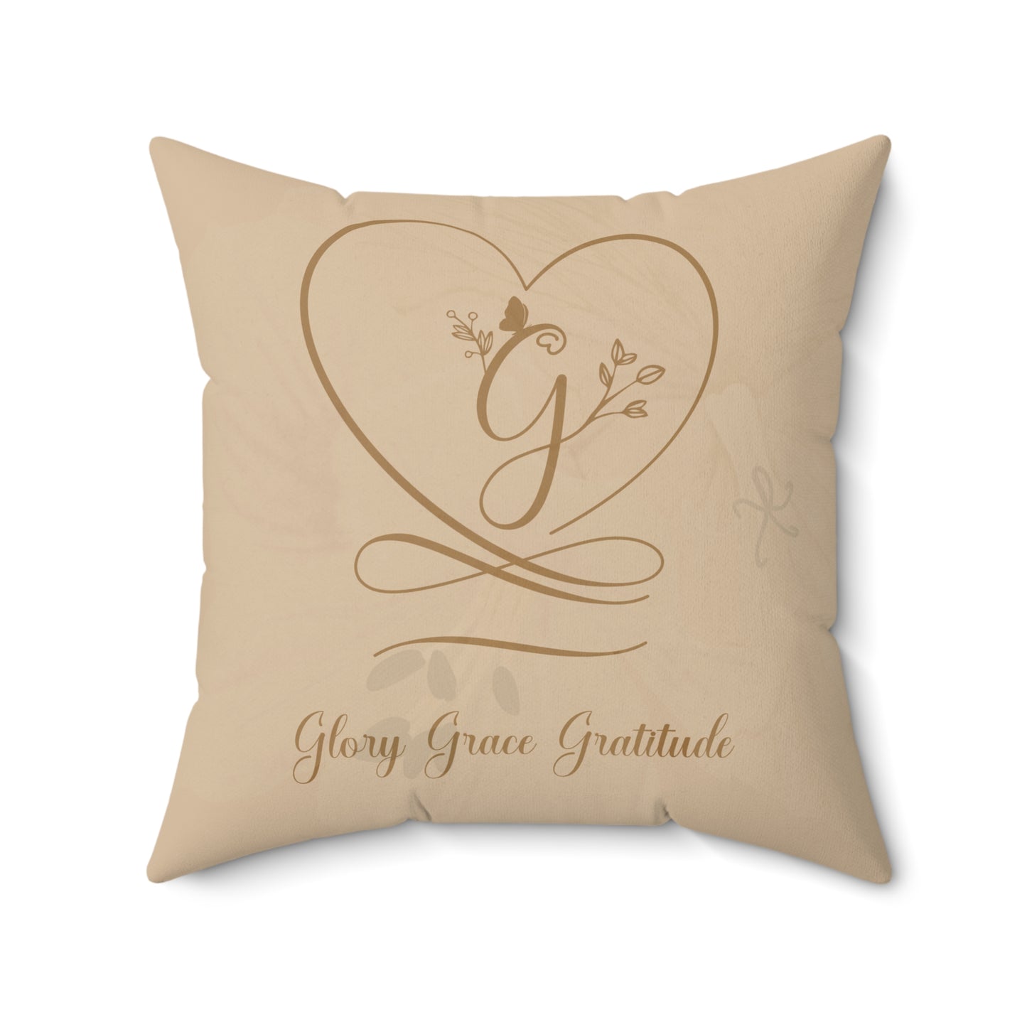 Grace Polyester Square Pillow