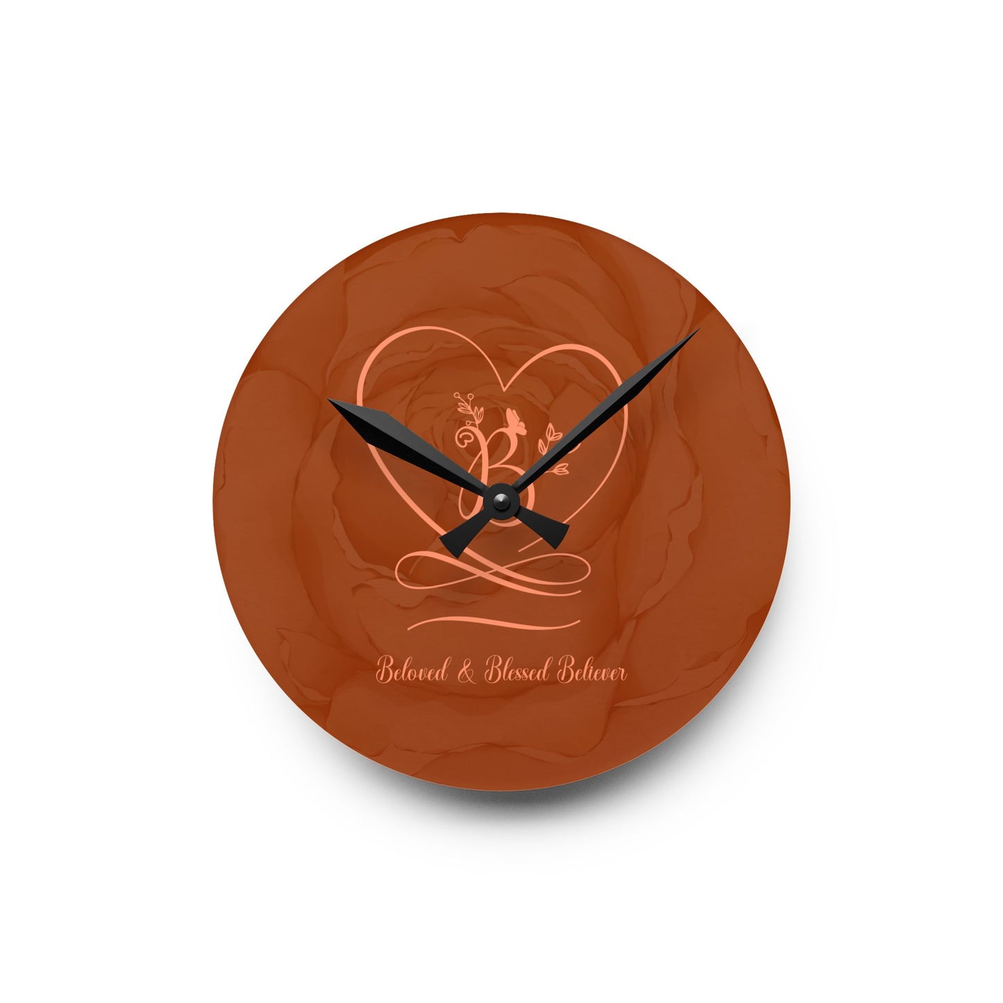 Beloved 2 Acrylic Wall Clock