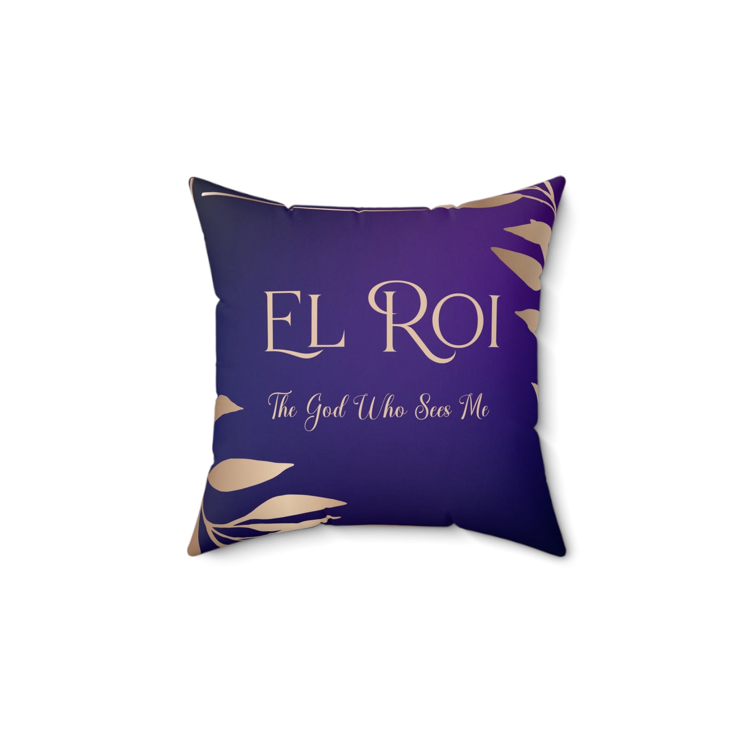 El Roi - (Amethyst) Spun Polyester Square Pillow