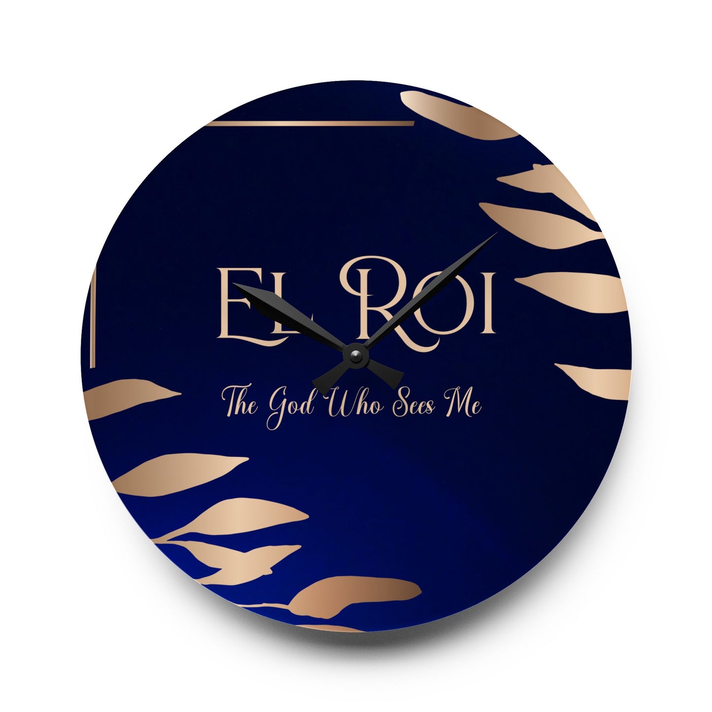 El Roi (Sapphire) Acrylic Wall Clock -