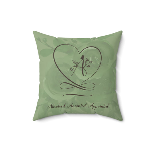 Anointed Spun Polyester Square Pillow