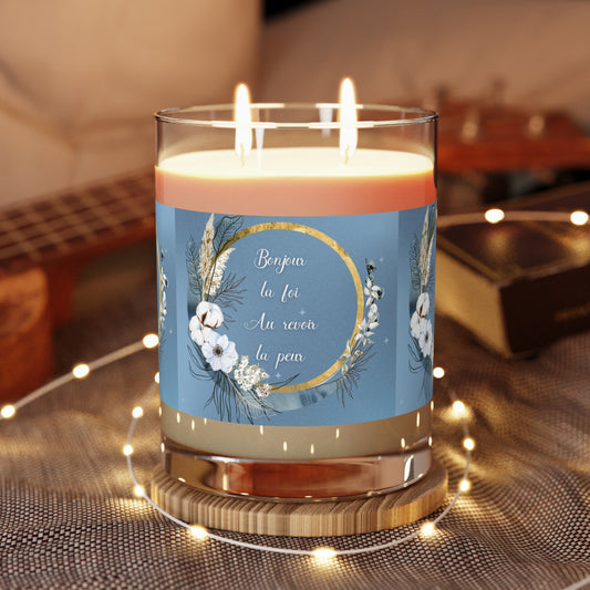 Bonjour la foi Scented Candle - Full Glass, 11oz