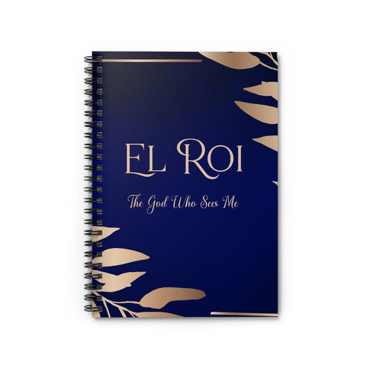 El Roi (Sapphire) Spiral Notebook - Ruled Line