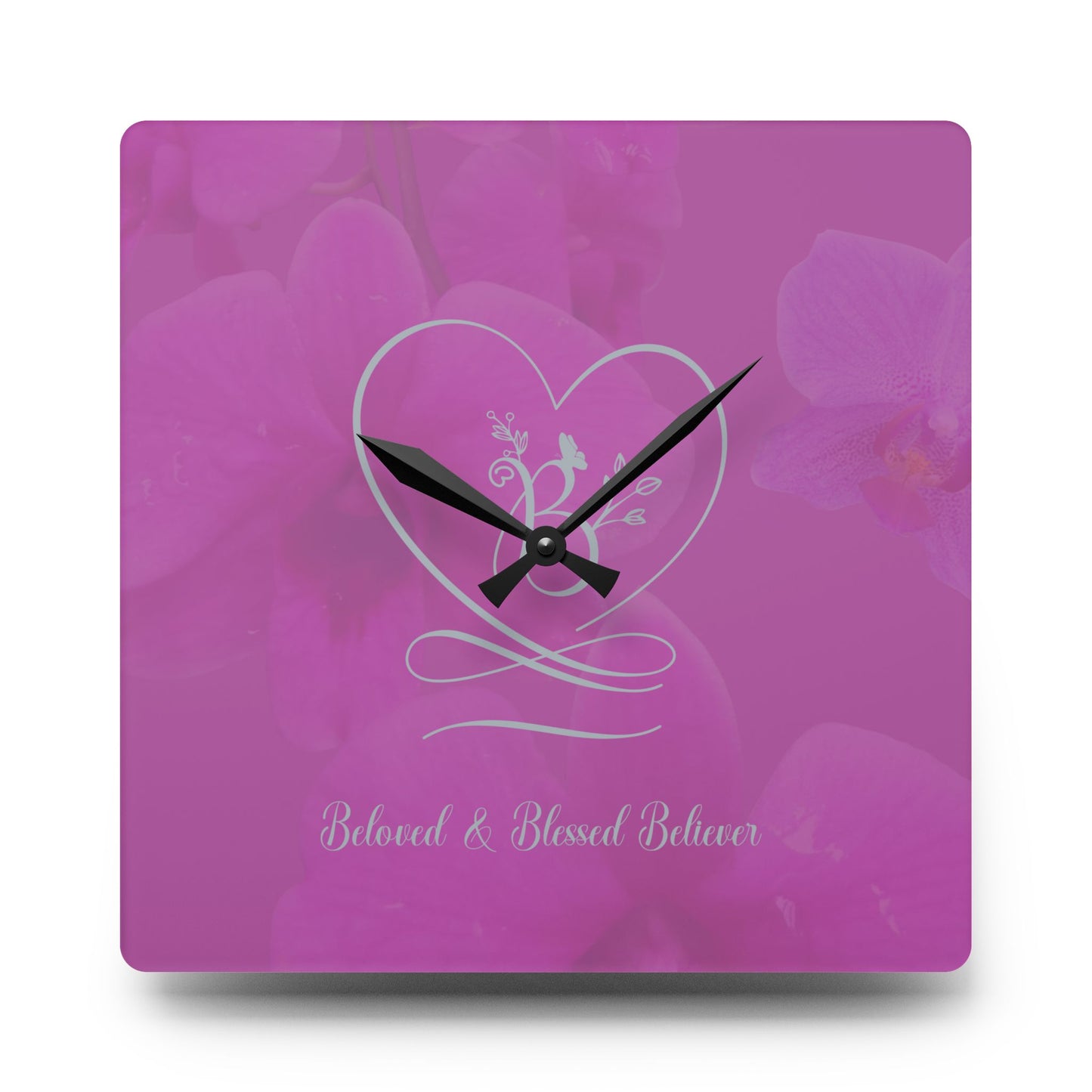 Beloved Acrylic Wall Clock