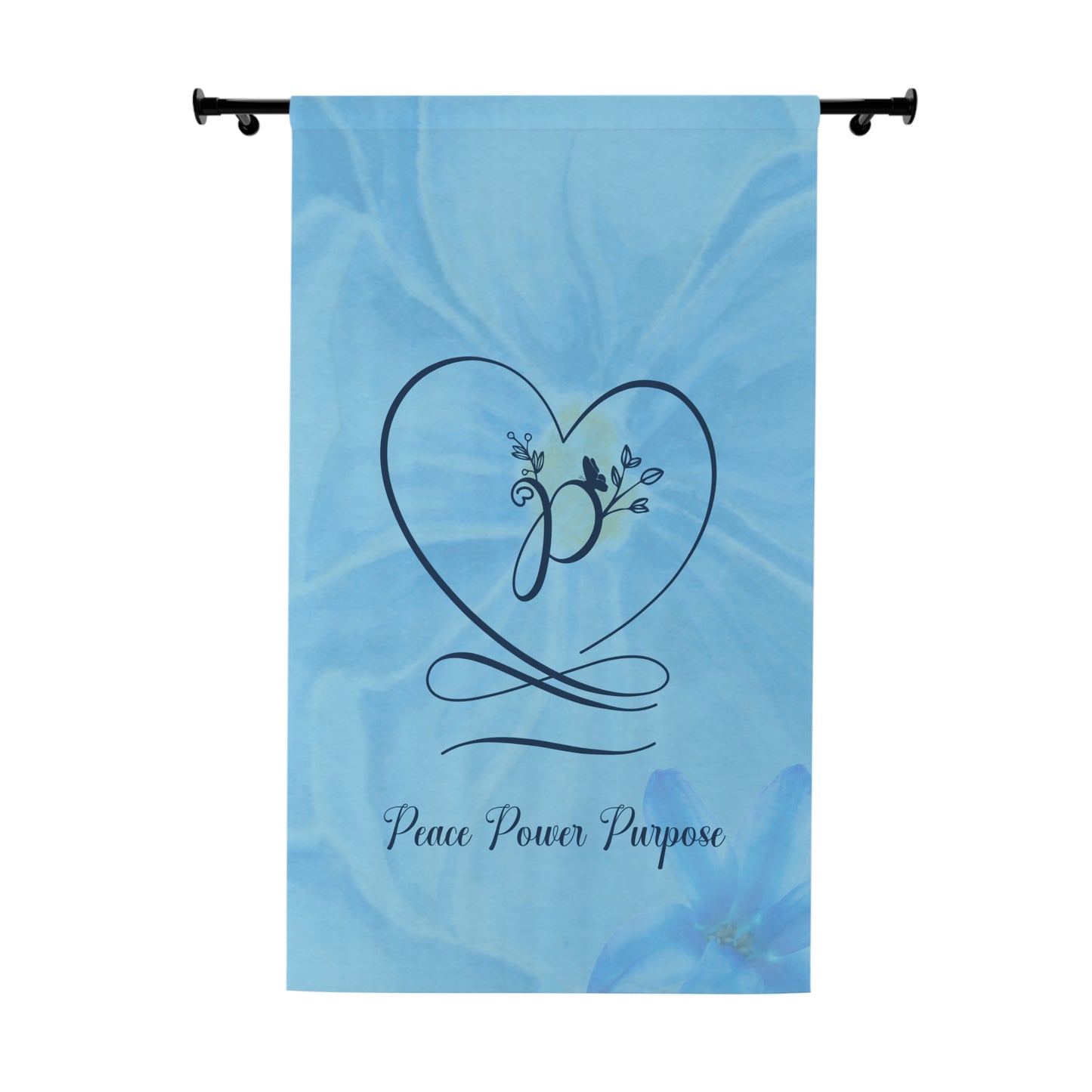 Peace Window Curtains (1 Piece)