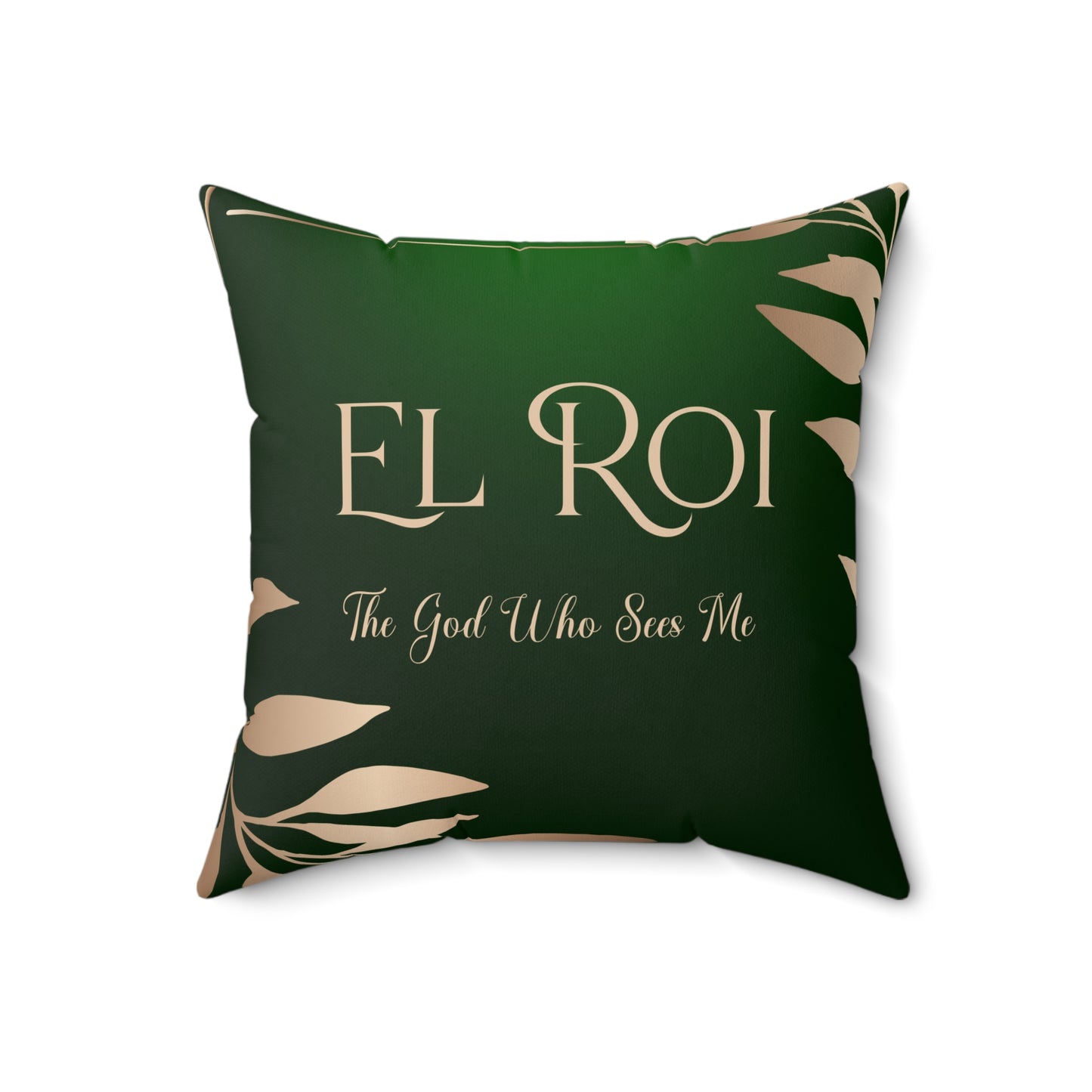 El Roi - (Emerald) Polyester Square Pillow