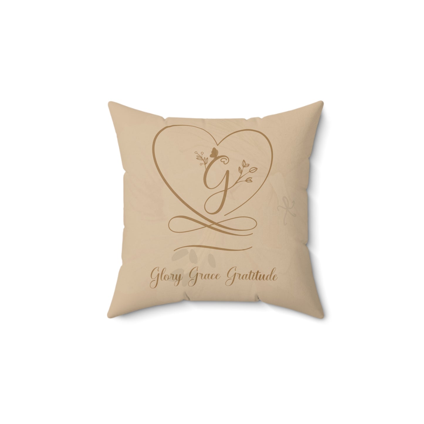 Grace Polyester Square Pillow