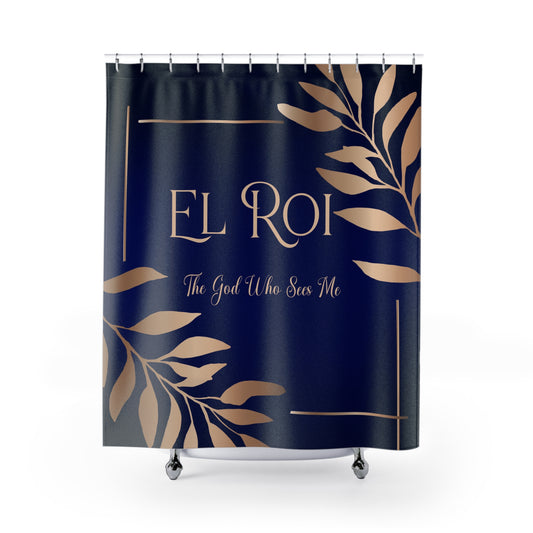 El Roi - (Sapphire) Shower Curtains