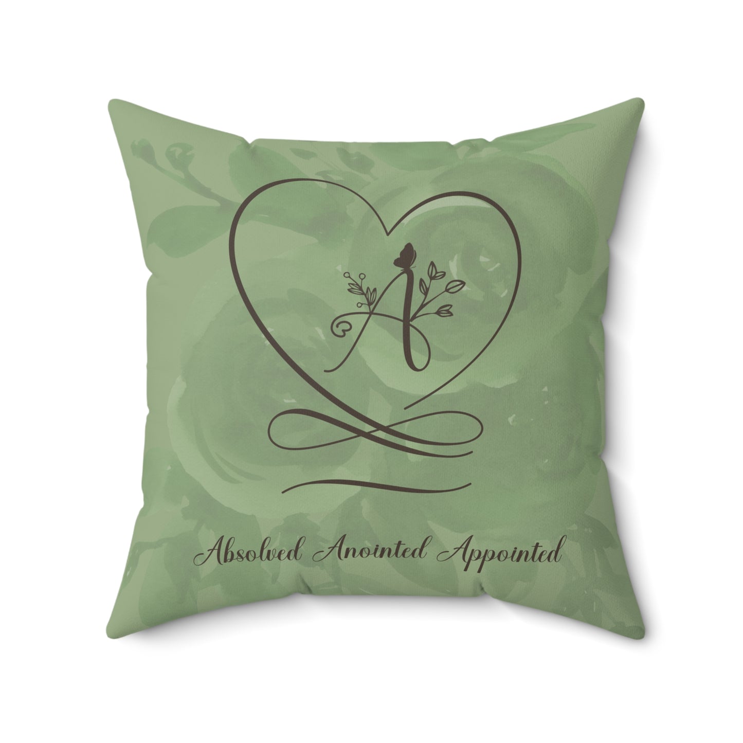 Anointed Spun Polyester Square Pillow