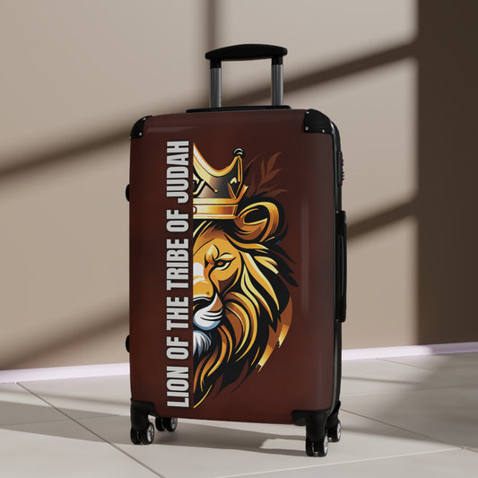 Lion of the Tribe of Judah (Brown) Suitcase