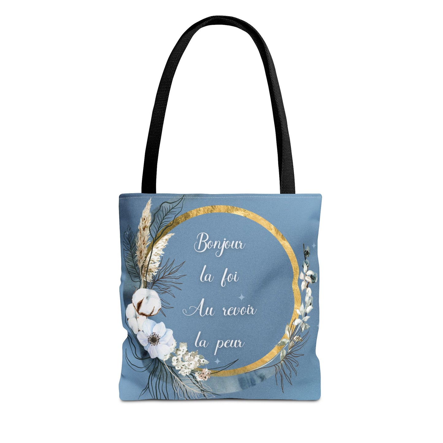 Bonjour la foi Tote Bag (AOP)