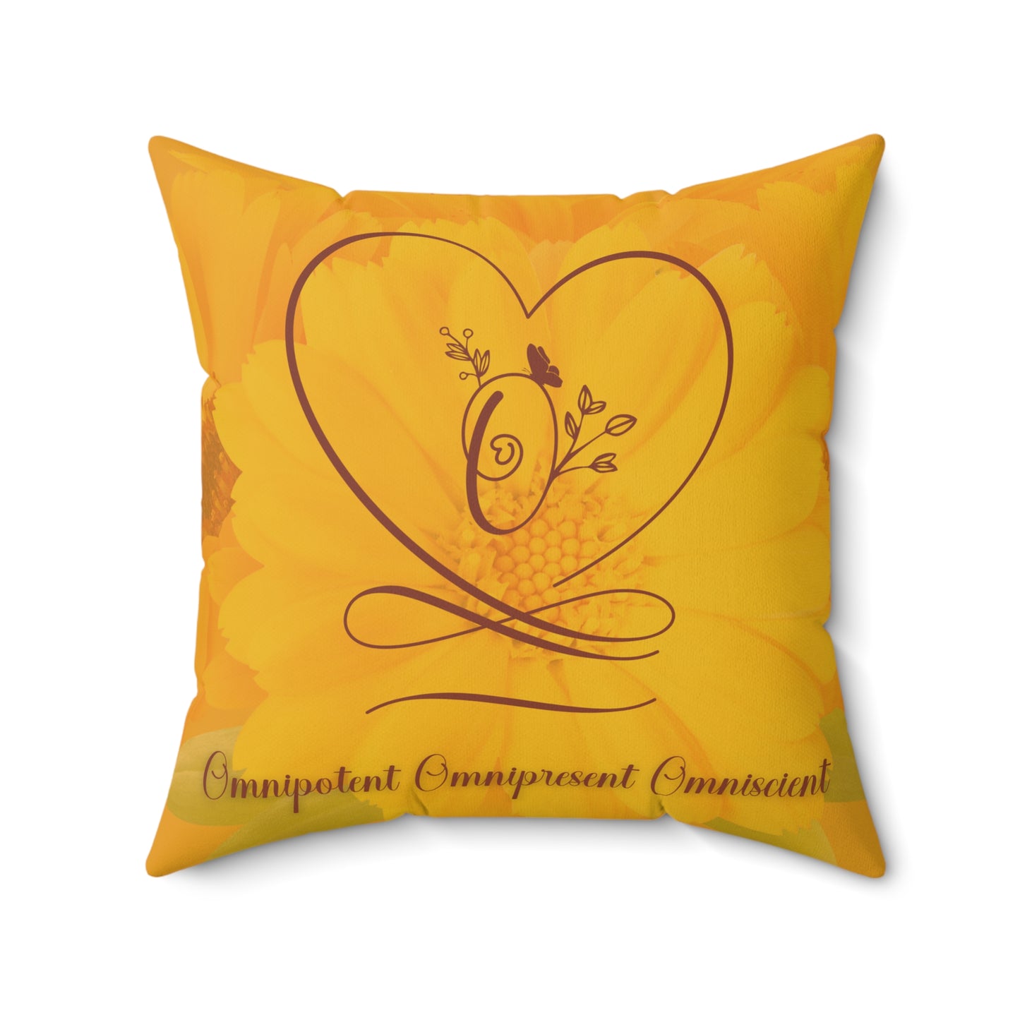 Omnipotent Faux Suede Square Pillow