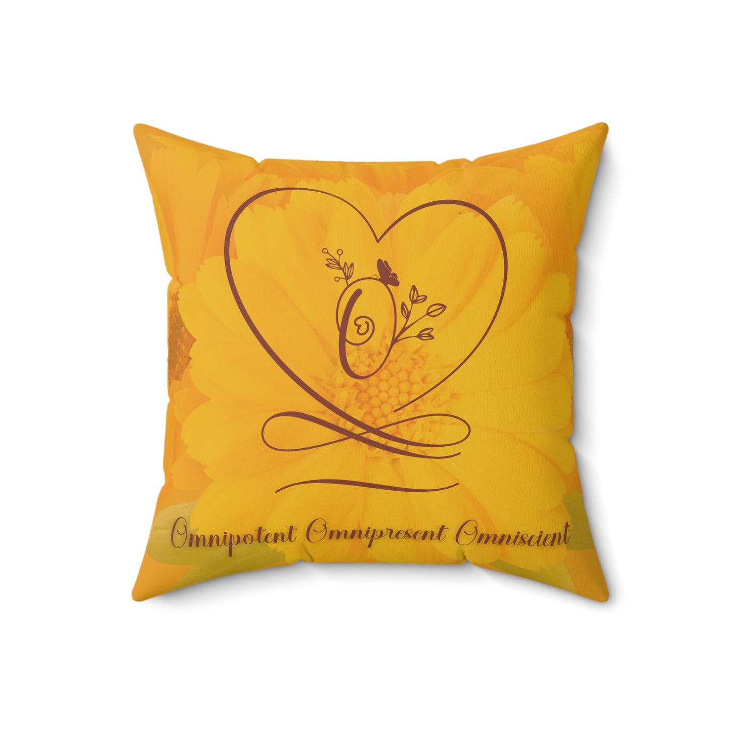 Omnipotent Faux Suede Square Pillow