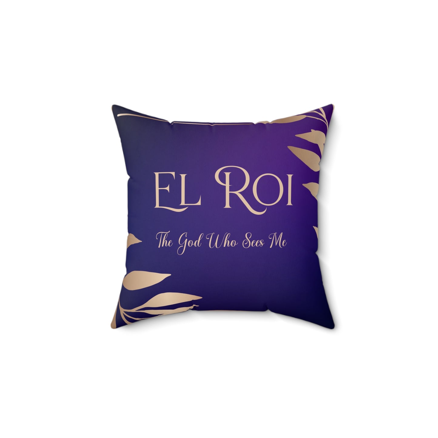 El Roi - (Amethyst) Faux Suede Square Pillow