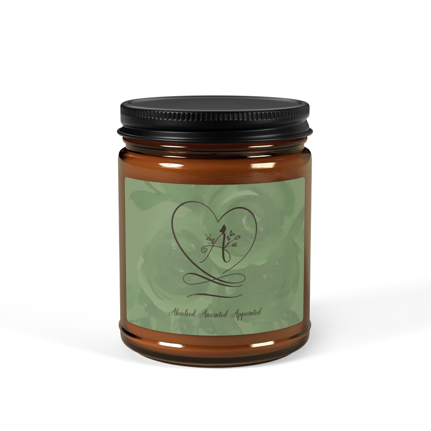 Anointed Soy Candle (Multi-Size, Amber Jar)