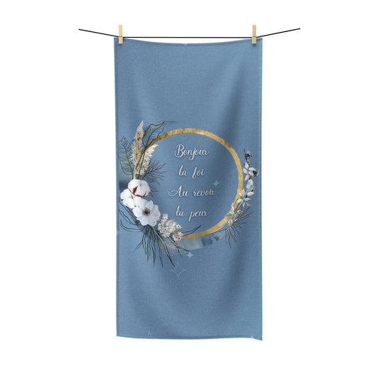 Bonjour la foi Polycotton Towel