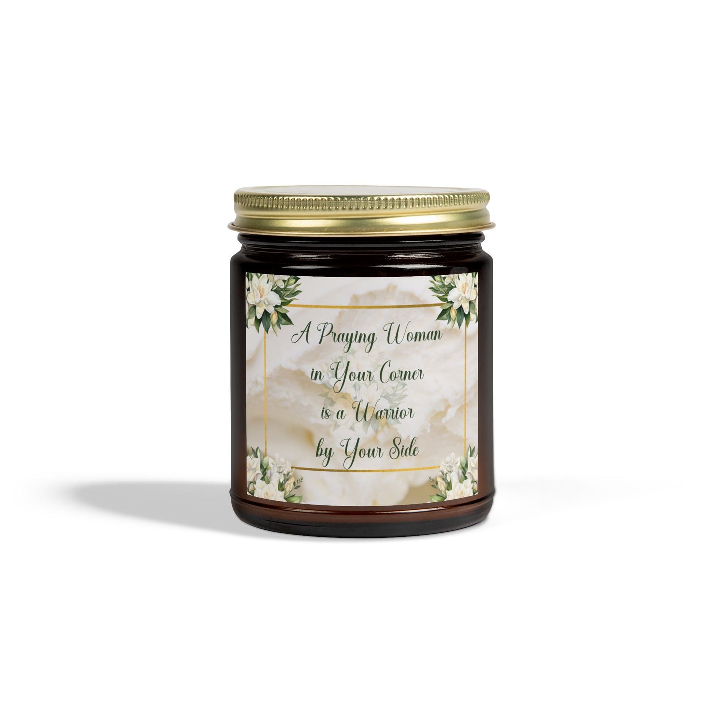 A Praying Woman Coconut Apricot Candles (4oz, 9oz)