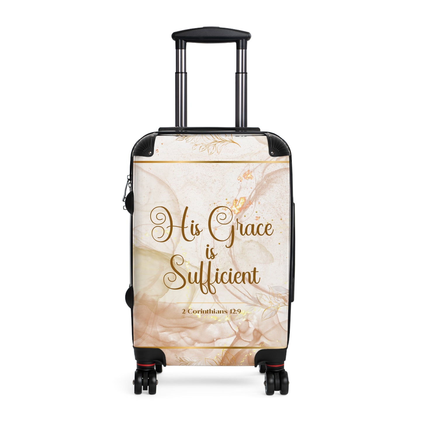 His Grace (Beige/Gold) Suitcase