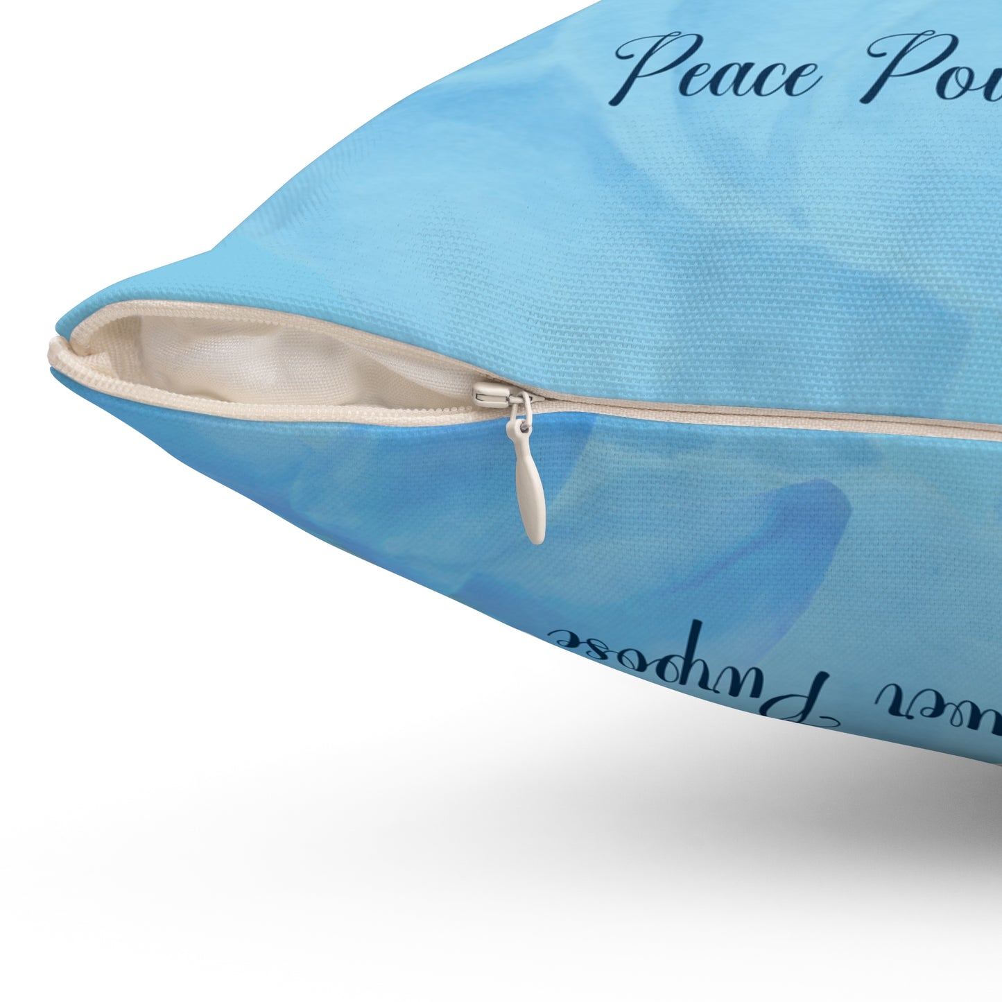 Peace Polyester Square Pillow