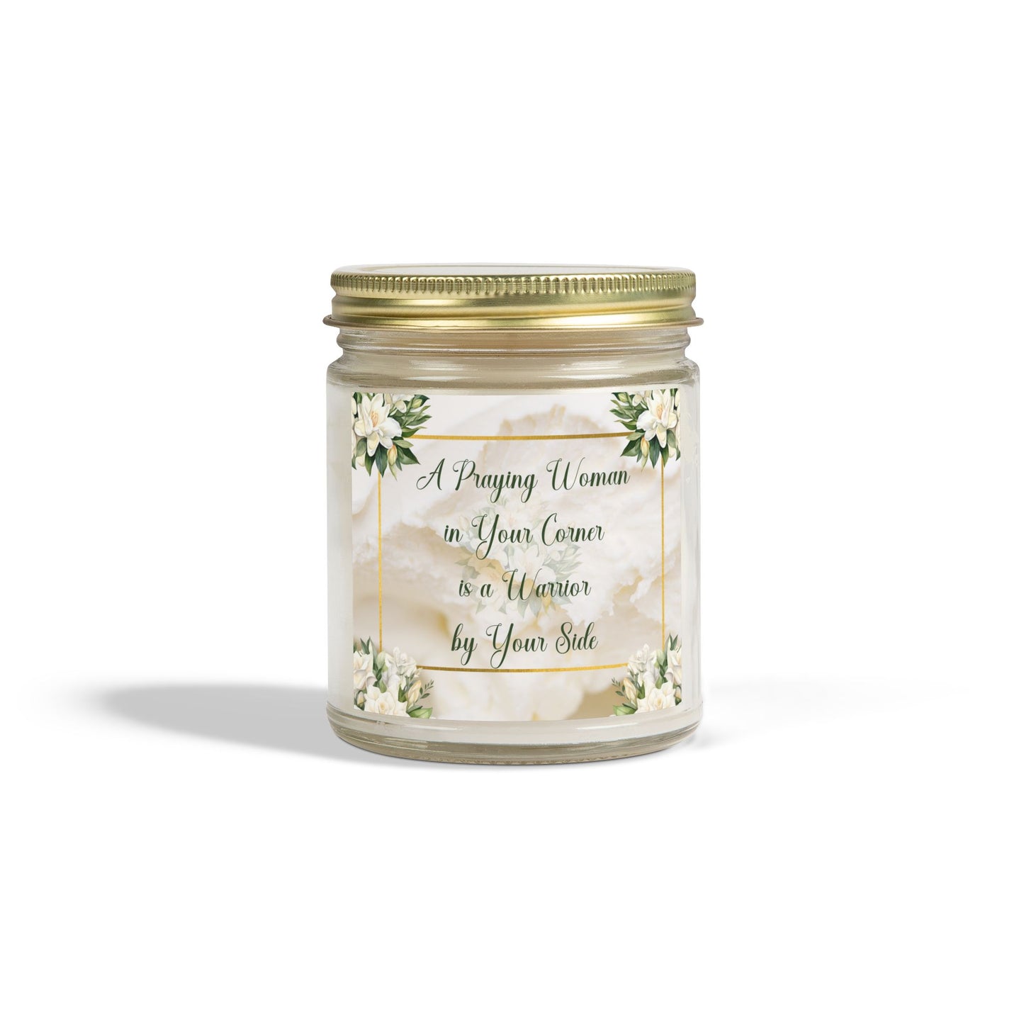 A Praying Woman Coconut Apricot Candles (4oz, 9oz)