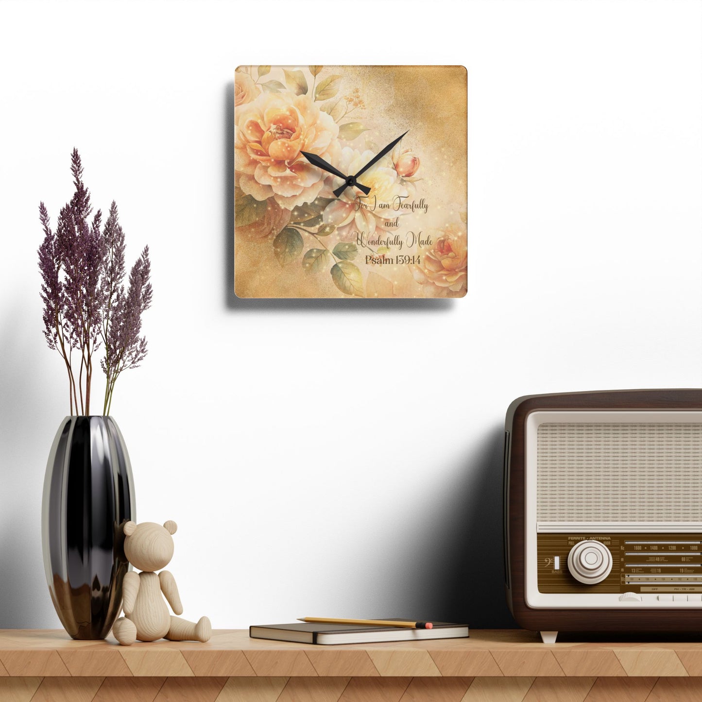 Fearfully Made Acrylic Wall Clock