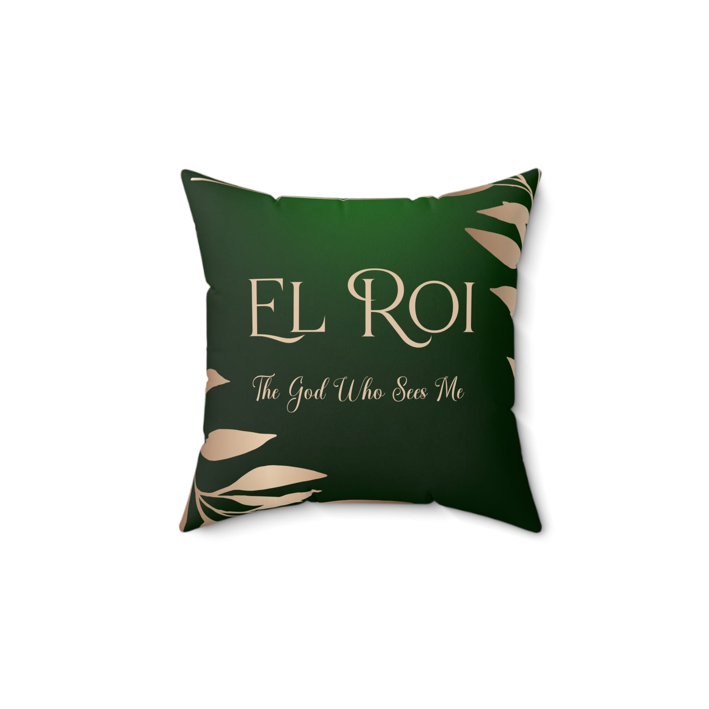 El Roi - (Emerald) Polyester Square Pillow