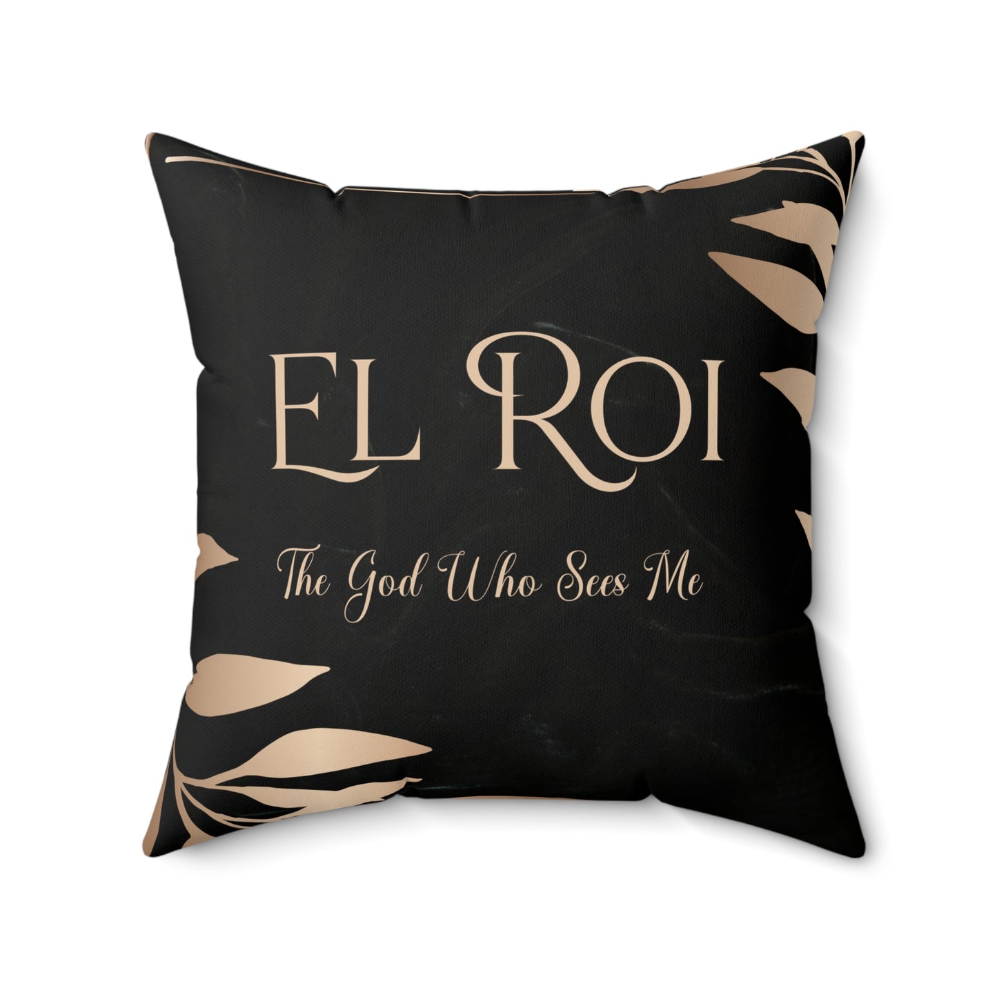 El Roi - (Onyx) Polyester Square Pillow