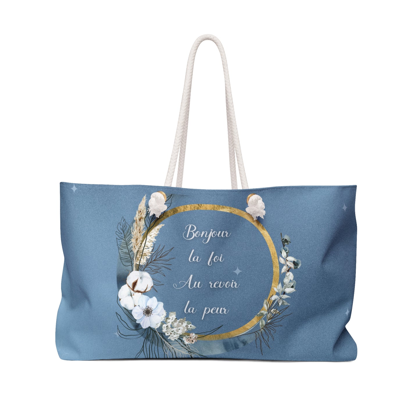 Bonjour la foi Weekender Bag