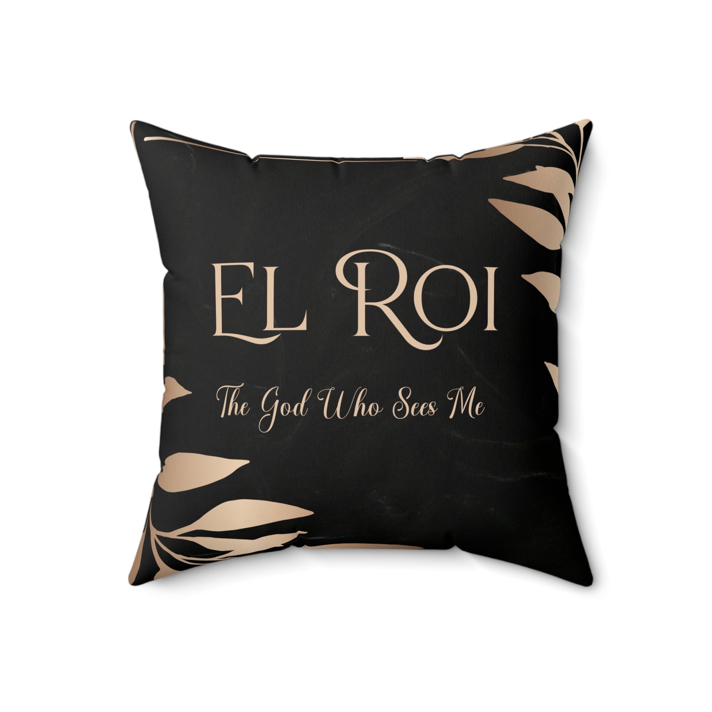 El Roi - (Onyx) Polyester Square Pillow