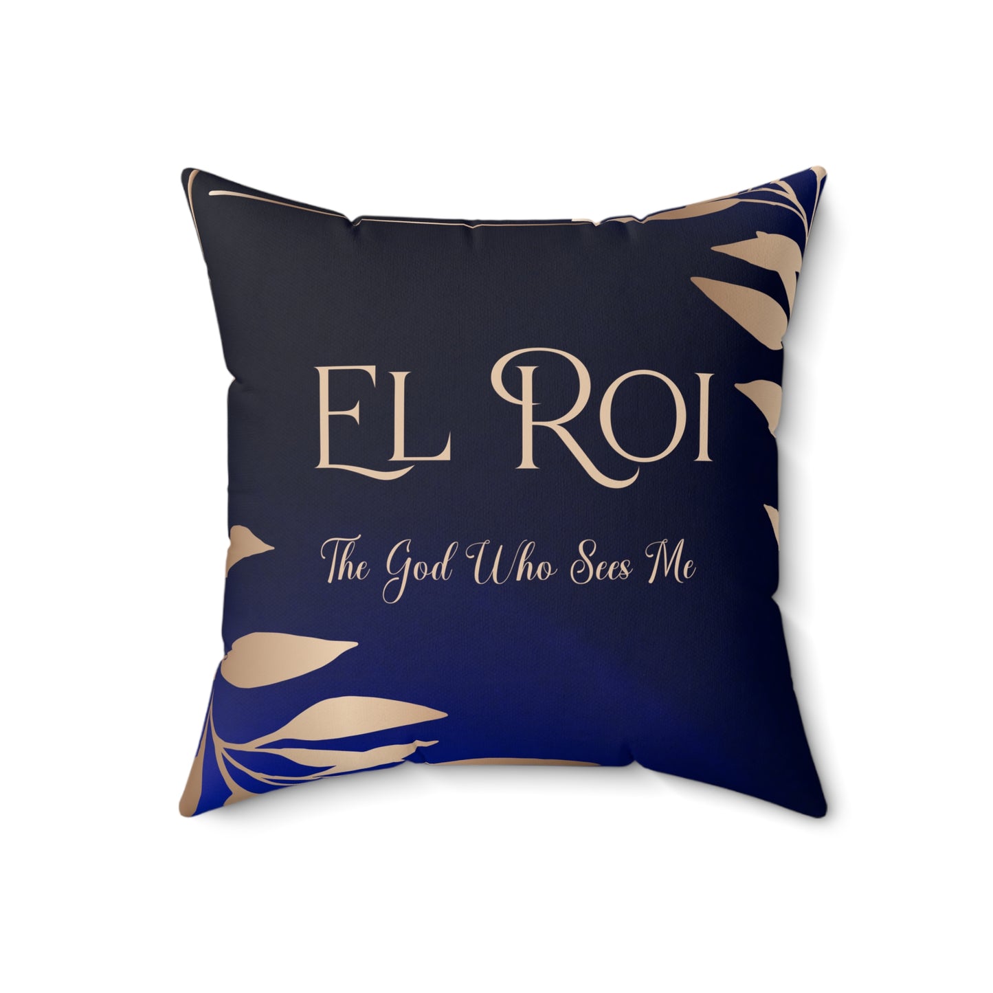 El Roi - (Sapphire) Spun Polyester Square Pillow