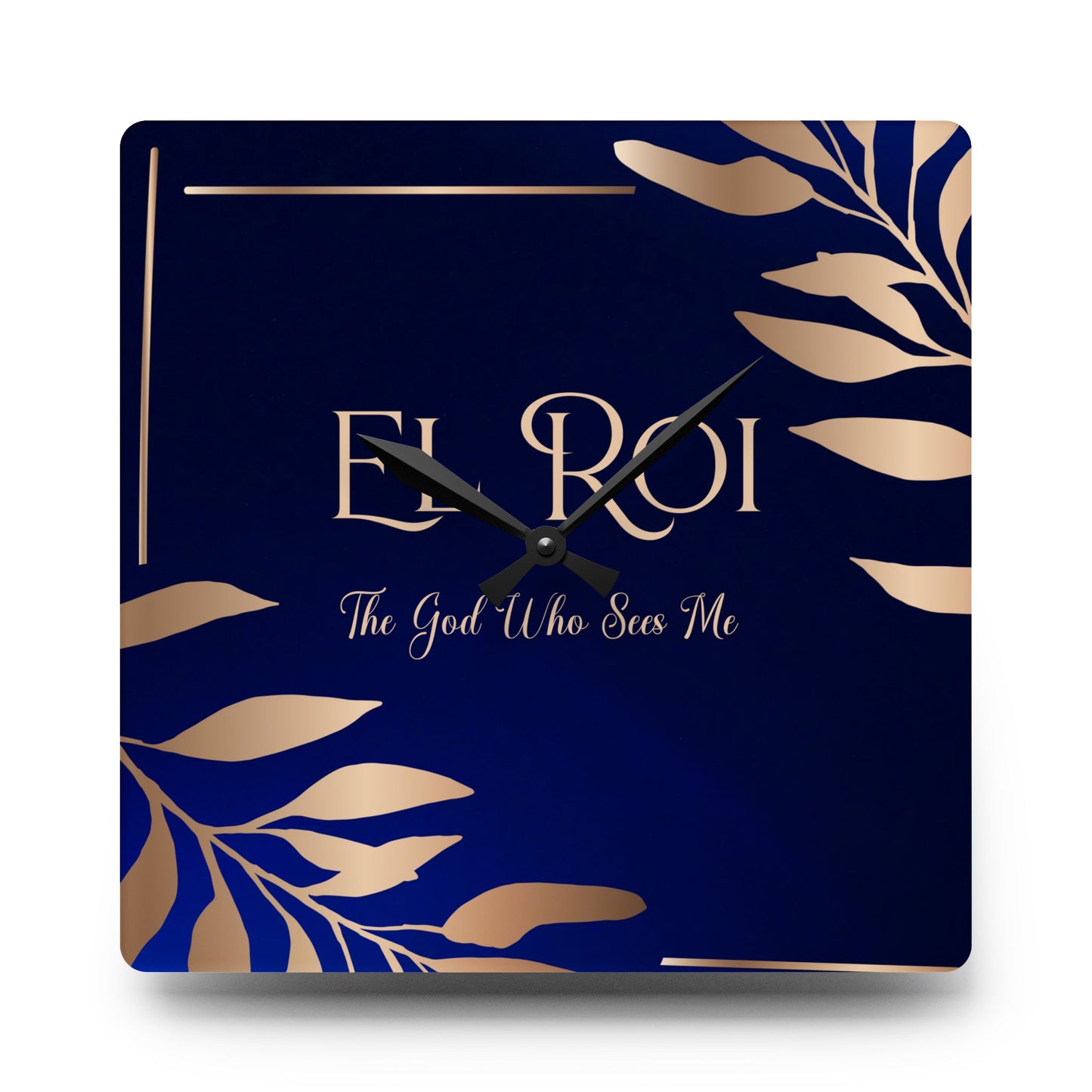 El Roi (Sapphire) Acrylic Wall Clock -