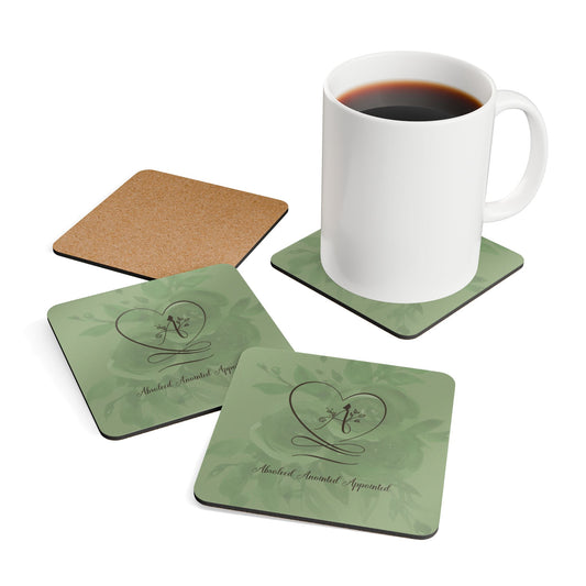 Anointed Corkwood Coaster Set