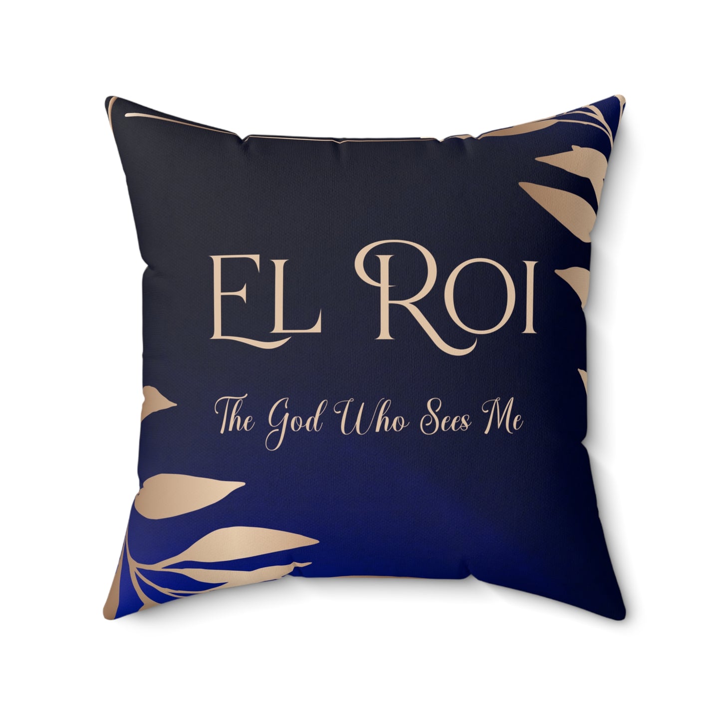 El Roi - (Sapphire) Spun Polyester Square Pillow