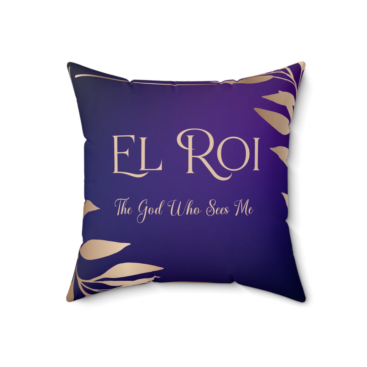 El Roi - (Amethyst) Faux Suede Square Pillow