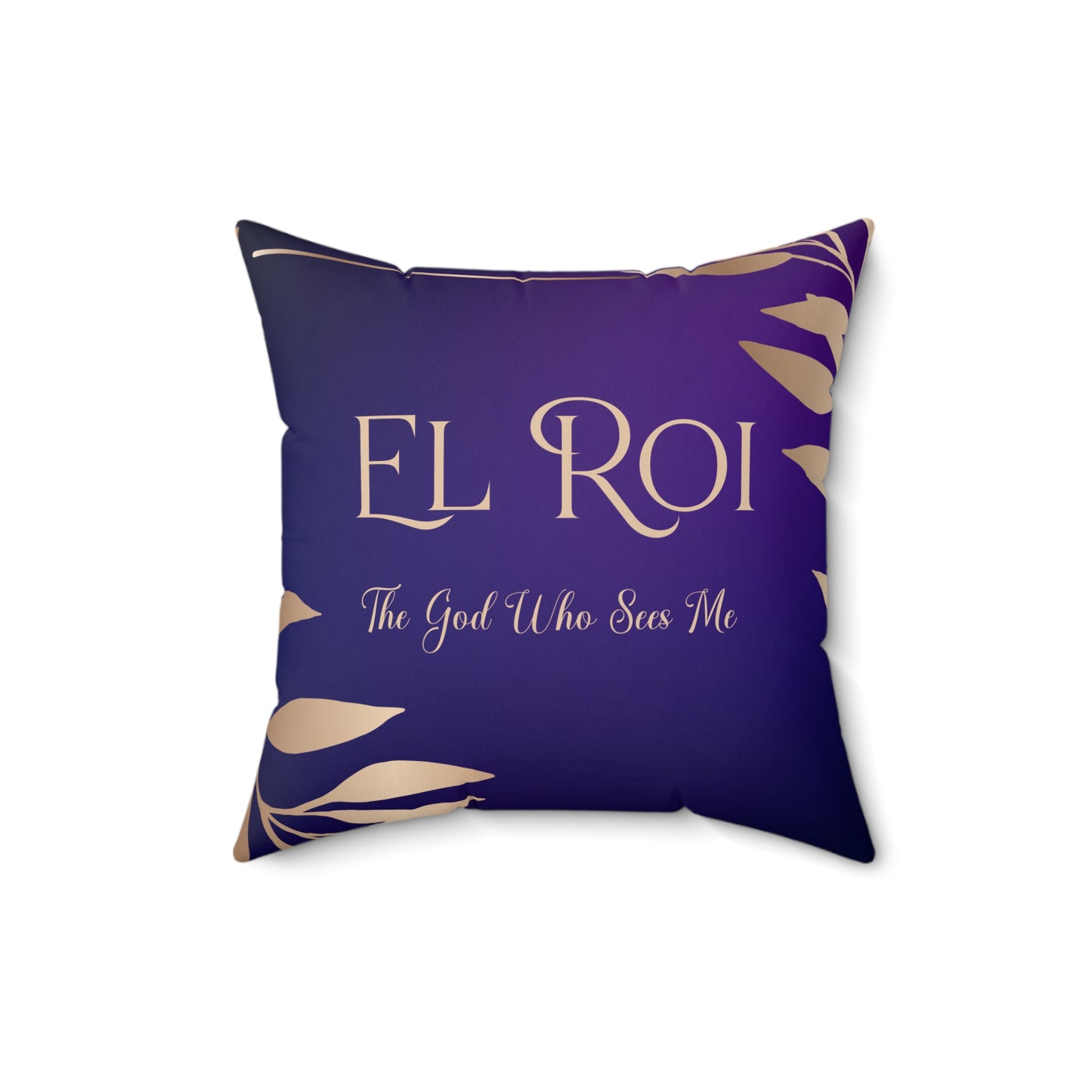 El Roi - (Amethyst) Faux Suede Square Pillow