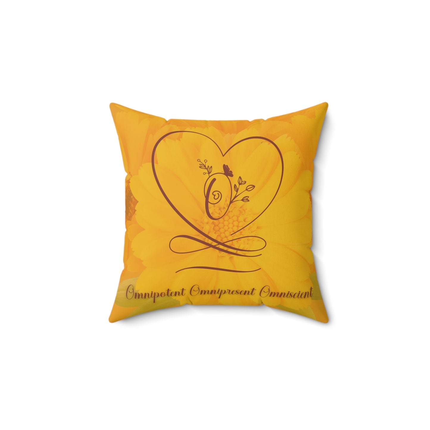 Omnipotent Faux Suede Square Pillow