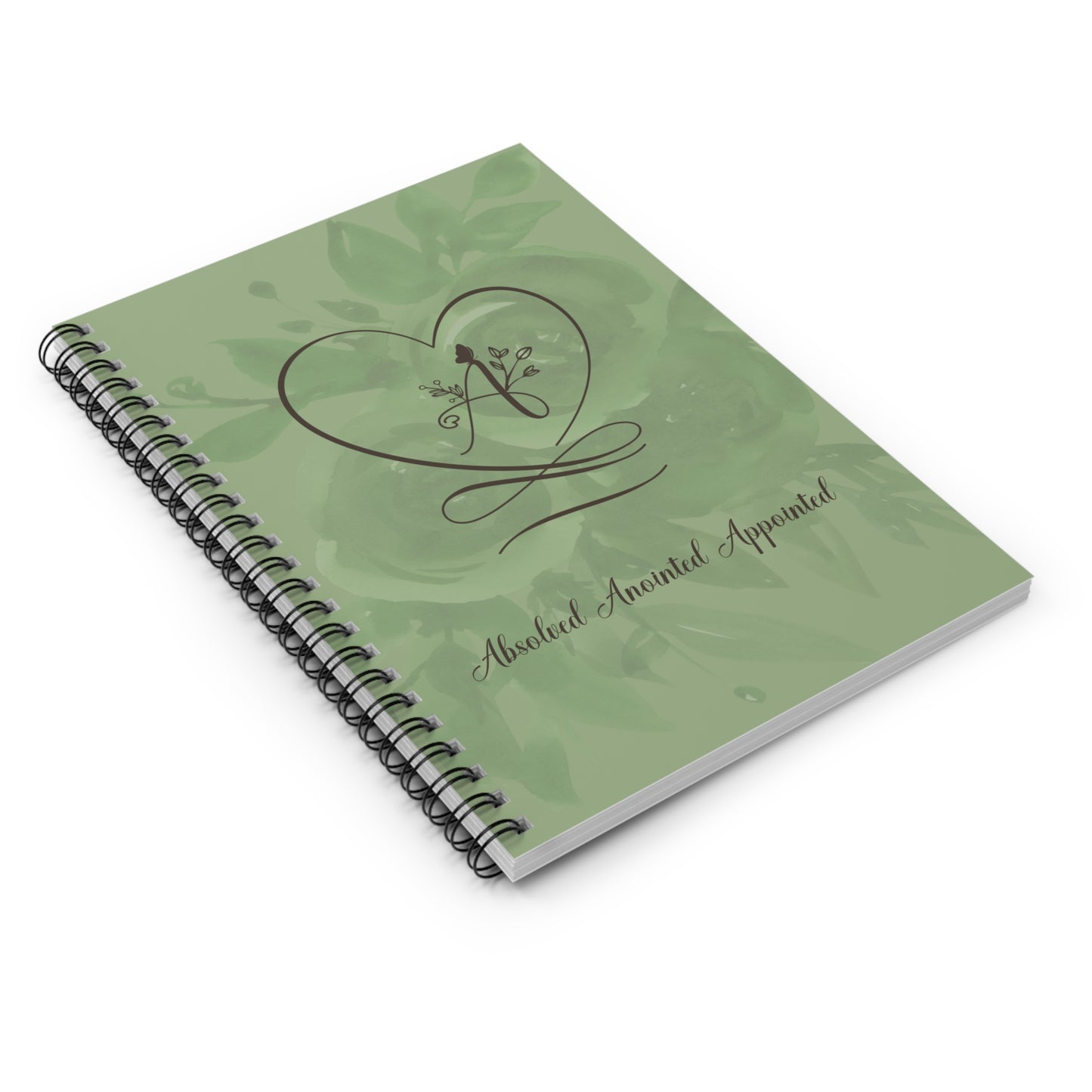 Anointed Spiral Notebook - Ruled Line