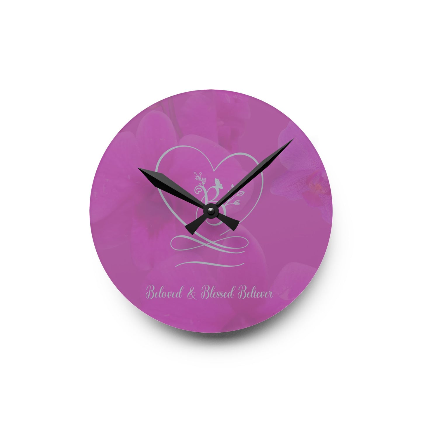 Beloved Acrylic Wall Clock