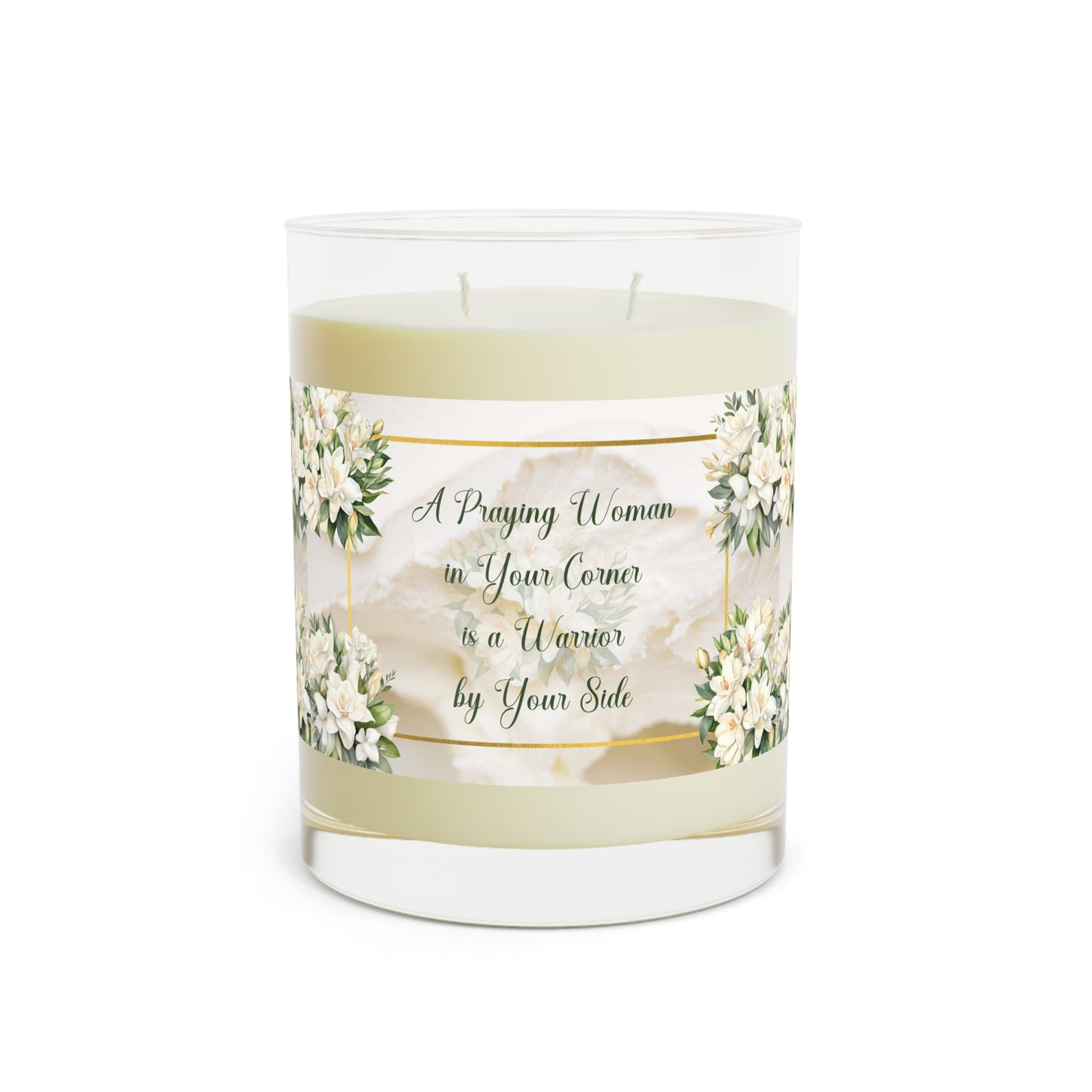 A Praying Woman Scented Candle - Full Glass, 11oz