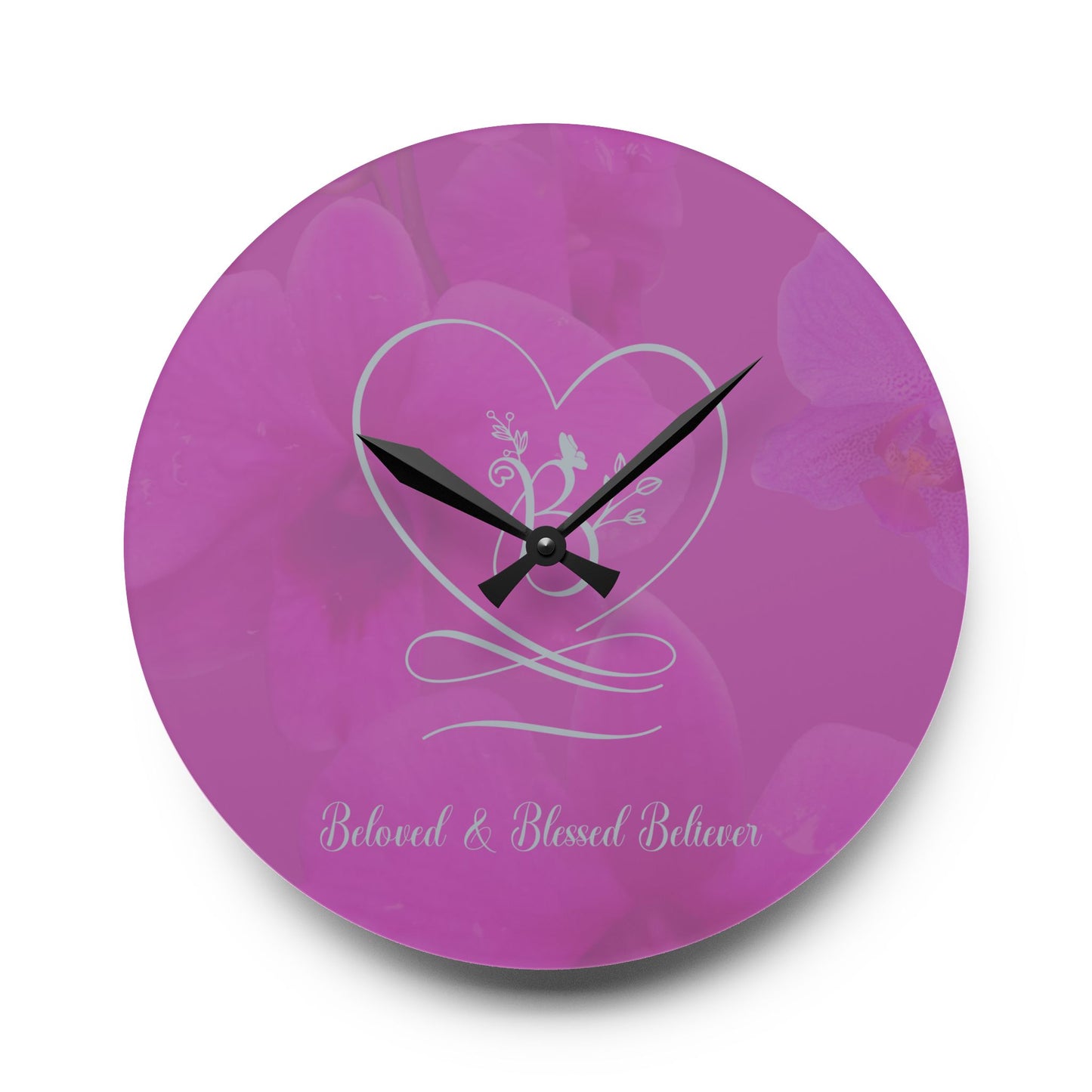 Beloved Acrylic Wall Clock