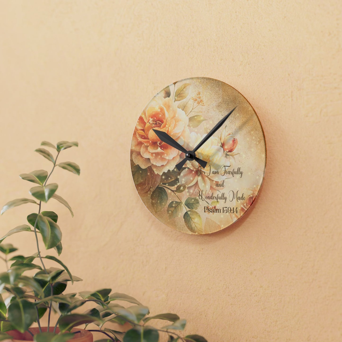 Fearfully Made Acrylic Wall Clock