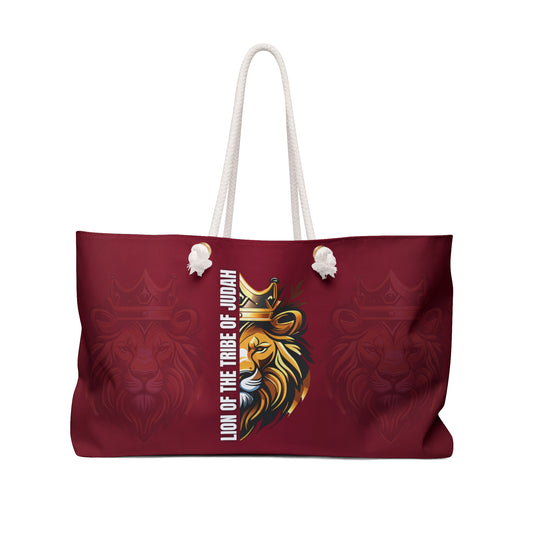 Lion of the Tribe of Judah Weekender Bag