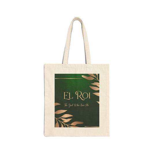 El Roi - (Emerald) Cotton Canvas Tote Bag