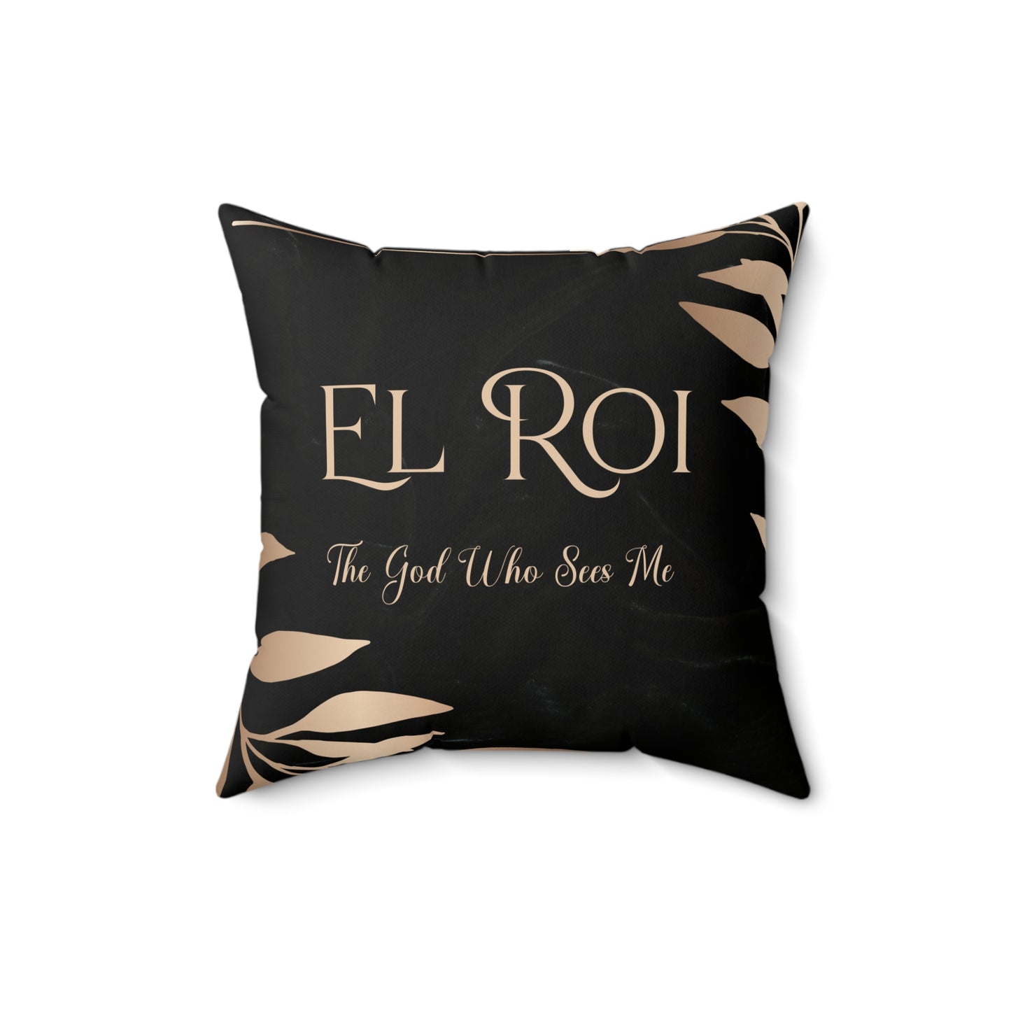 El Roi - (Onyx) Polyester Square Pillow