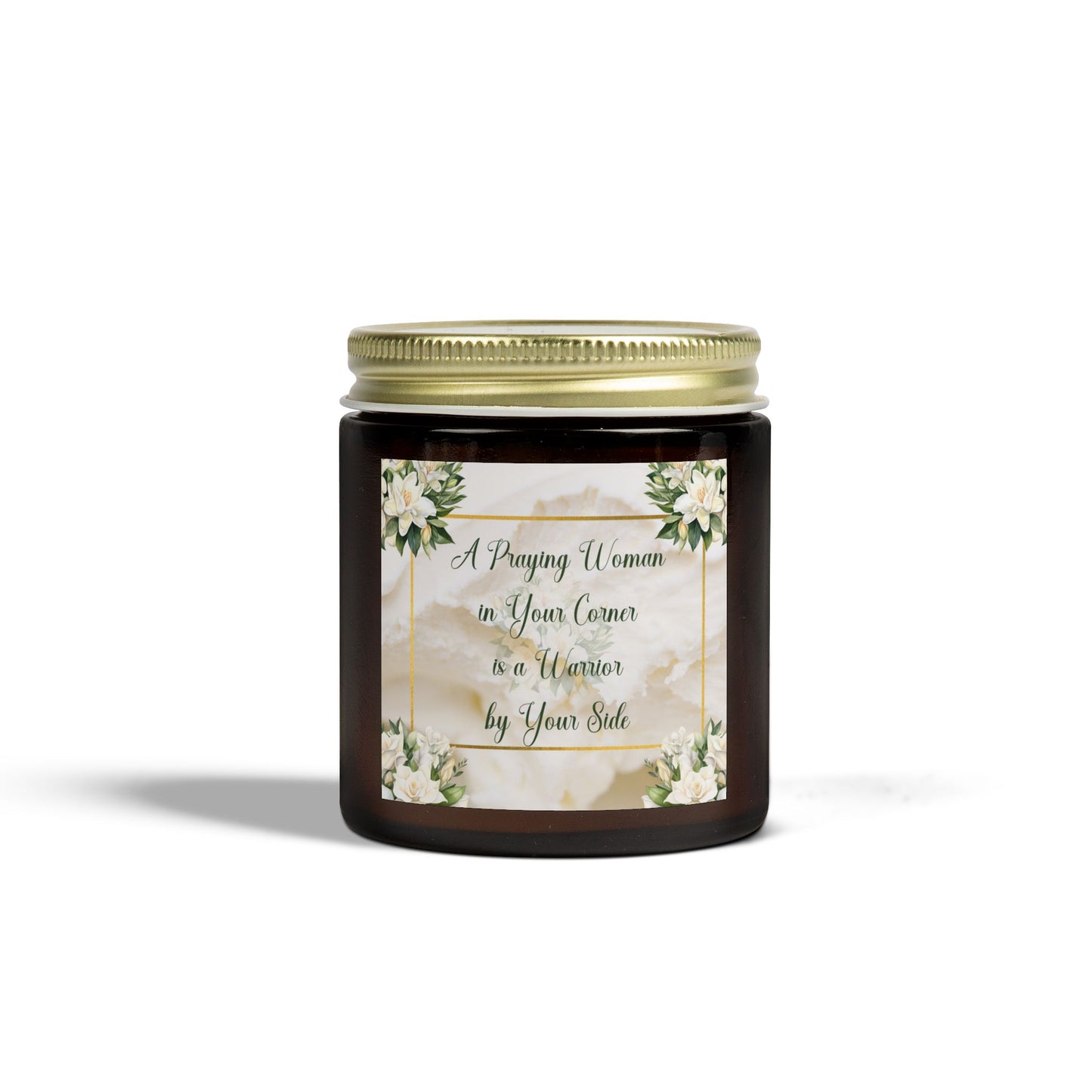 A Praying Woman Coconut Apricot Candles (4oz, 9oz)