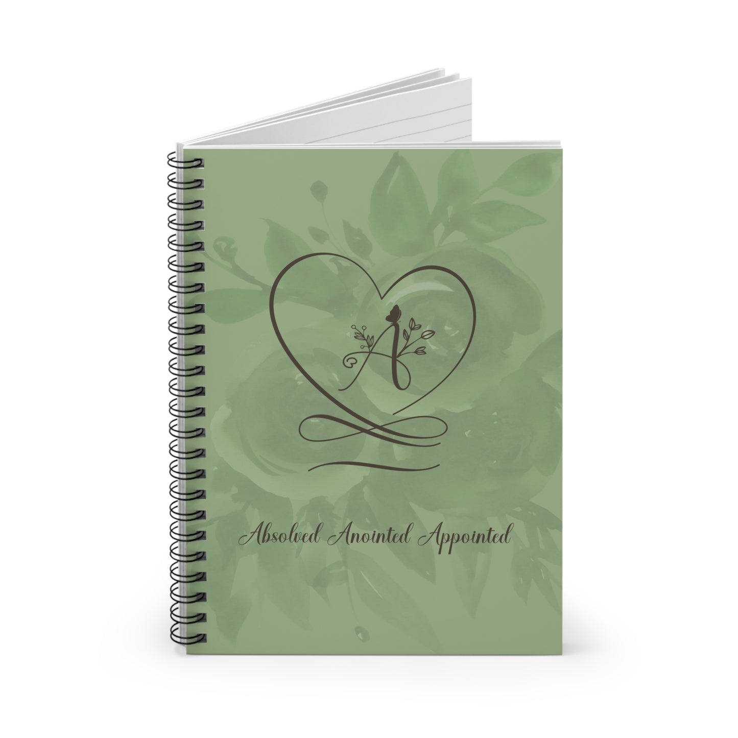 Anointed Spiral Notebook - Ruled Line