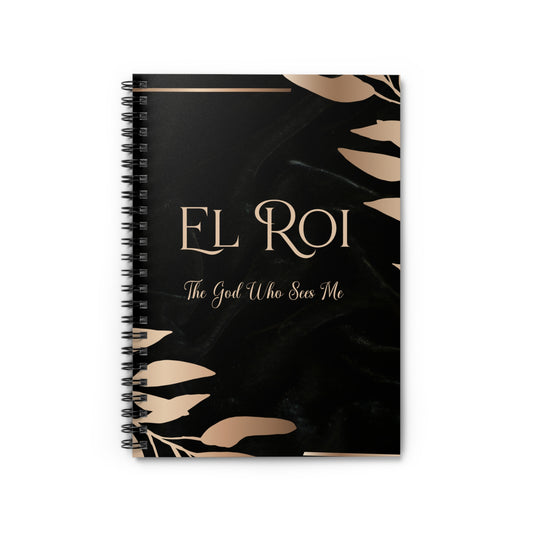 El Roi (Onyx) Spiral Notebook - Ruled Line